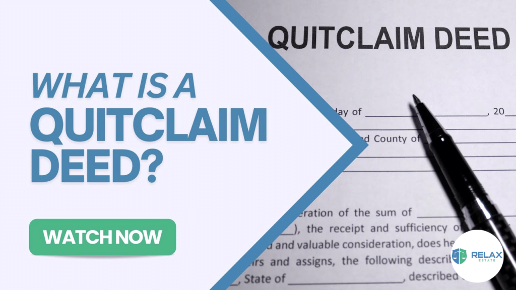 quitclaim deed re